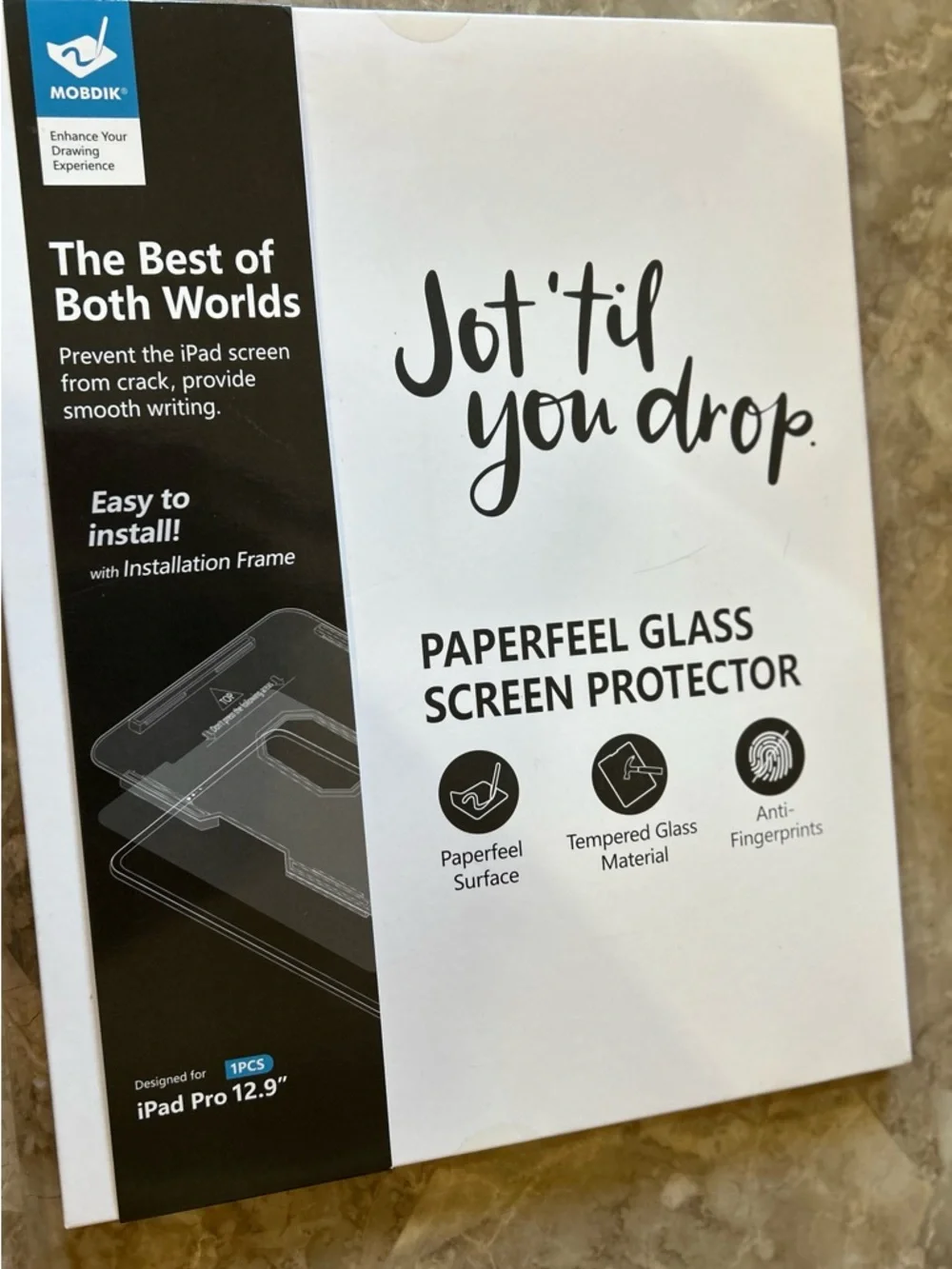 Amazon Paperfeel Glass Screen Protector for iPad Pro 12.9